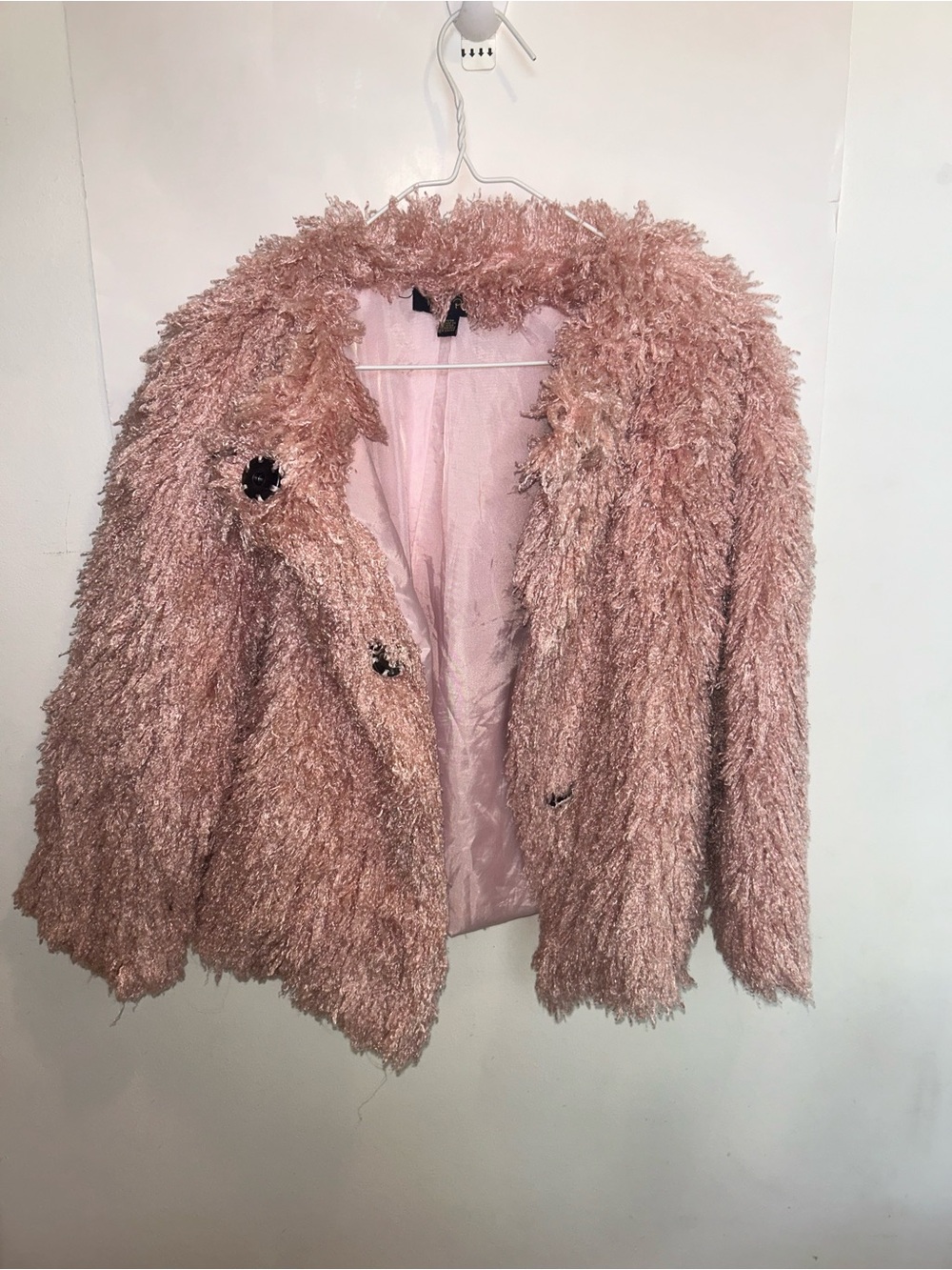 Melissa Paige Dusty Rose Teddy Jacket